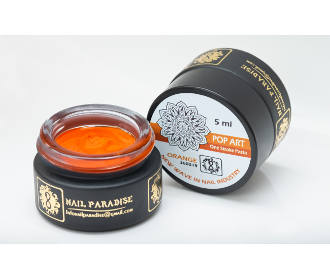 Pop-Art ORANGE | 360019 | One Stroke Paste | 5ml. - Nail & Eyelash Paradise