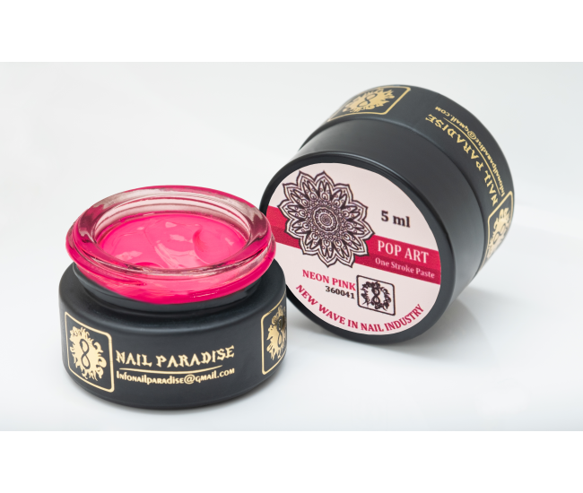 Pop-Art NEON PINK | 360041 | One Stroke Paste | 5ml. - Nail & Eyelash Paradise