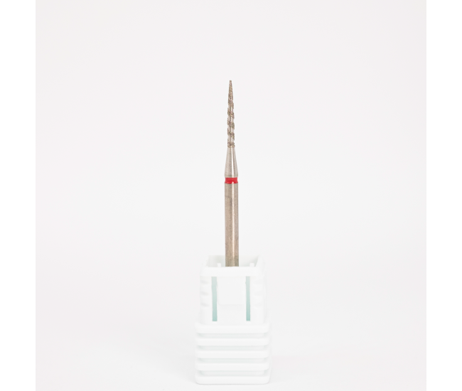 DIAMOND DRILL BIT – TORNADO FLAME bit | 1.1 mm 200-230 GRIT |900049- Nail & Eyelash Paradise