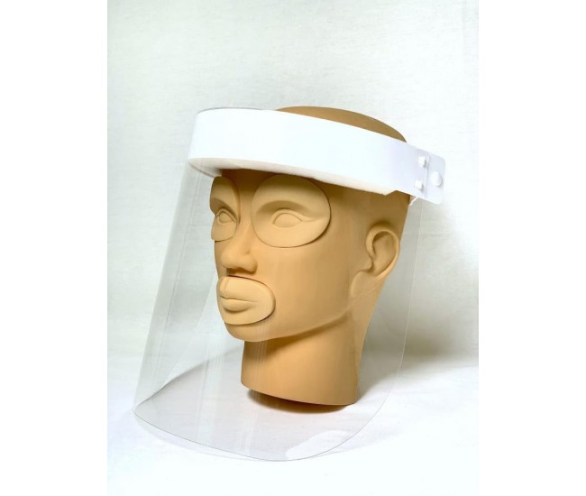 5PCS Safety Face Shield Reusable Full Face Transparent Breathable Visor Anti Saliva Windproof Dustproof Hat Shield Protect Eyes and Face with Protective Clear Film Elastic Band