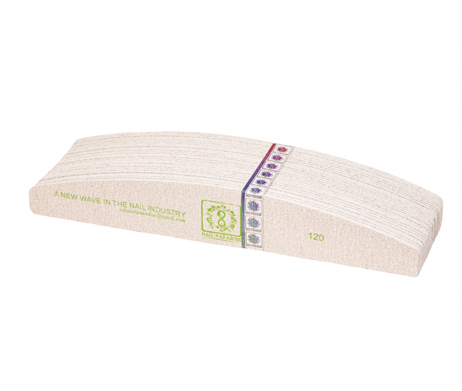 REFILL PADS FOR HALF MOON  NAIL FILE SOFT BASED 120 GRIT  30 pcs- Nail & Eyelash Paradise