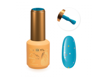 Rubber Base Coat Camouflage Line - Blue Sequin 15ml