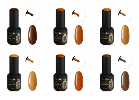 SPHYNX Lac Gel Polish Collection - Caramel Shores 60ml