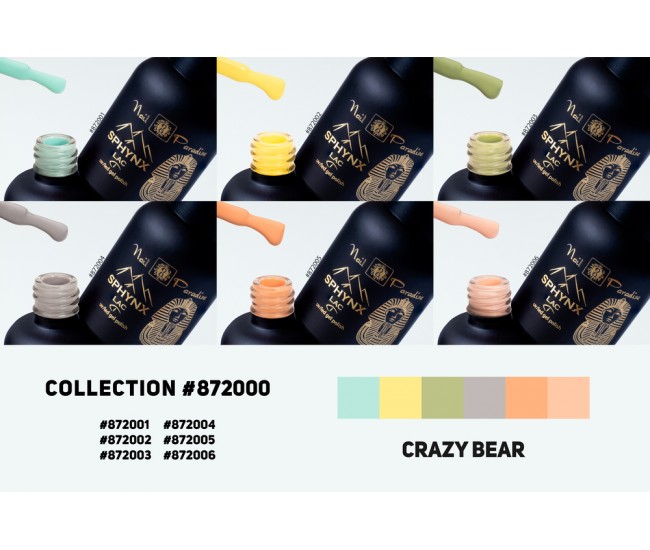 SPHYNX Lac Gel Polish Collection - Crazy Bear 60ml Gel Polish Collection - Crazy Bear 60ml