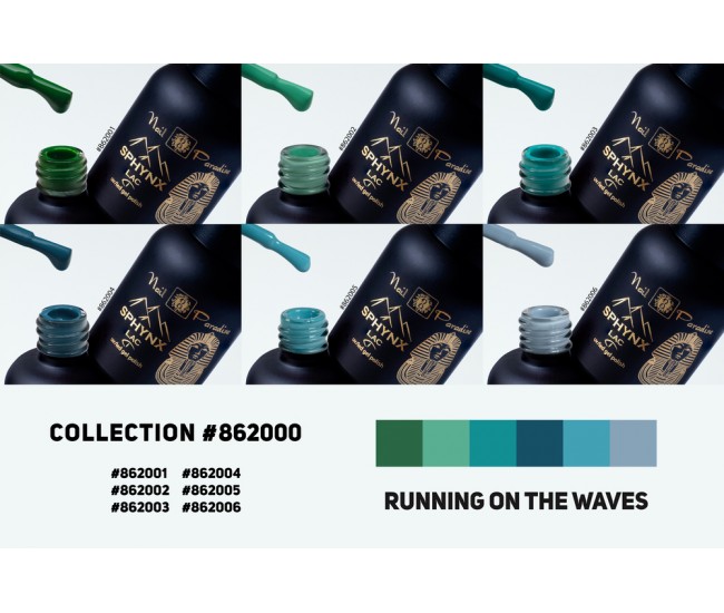 SPHYNX Lac Gel Polish Collection - Running on the Waves 60ml Gel Polish Collection - Running on the Waves 60ml