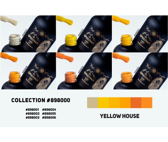 SPHYNX Lac Gel Polish Collection - Yellow House 60ml SPHYNX Lac Gel Polish Collection - Yellow House 60ml