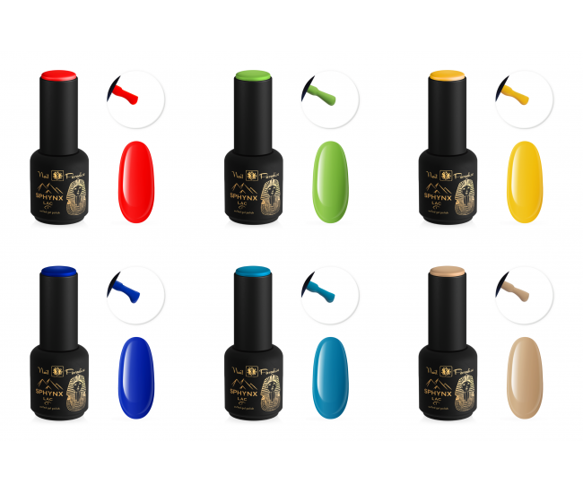 SPHYNX Lac Gel Polish Collection - Fashionista Wardrobe 60ml Gel Polish Collection - Fashionista Wardrobe 60ml