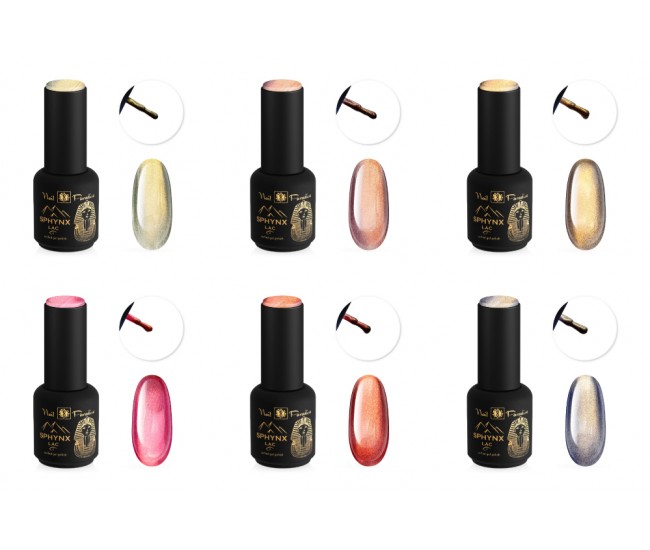 SPHYNX Lac Cat Eye Gel Polish Collection - Golden Petas 60ml SPHYNX Lac Cat Eye Gel Polish Collection - Golden Petas 60ml