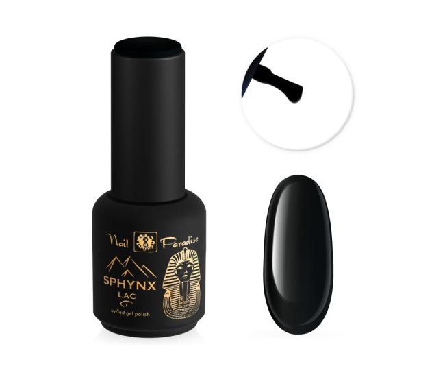 SPHYNX Lac Gel Polish - Black Velvet 10ml Gel Polish - Black Velvet 10ml
