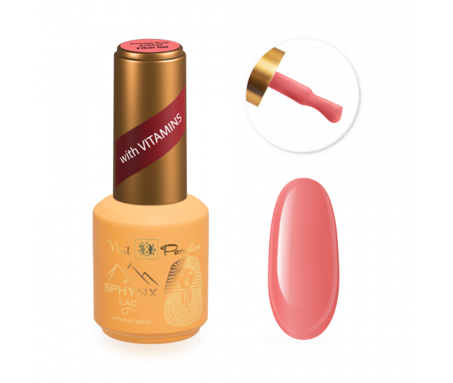 Fiber Gel with Vitamin E and Calcium - Vintage Rose 15ml
