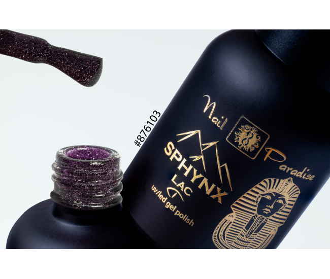 SPHYNX Lac Gel Polish - Disco Mulberry Seeds Reflective10ml SPHYNX Lac Gel Polish - Disco Mulberry Seeds Reflective10ml