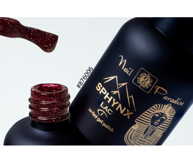SPHYNX Lac Gel Polish - Disco Lac Ruby Red Reflective 10ml SPHYNX Lac Gel Polish - Disco Lac Ruby Red Reflective 10ml