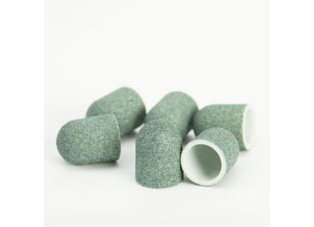 Pedicure Sanding Caps Green 10pcs #F Grit