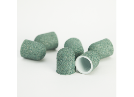 Pedicure Sanding Caps Green 10pcs #M Grit