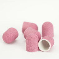 Pedicure Sanding Caps Pink 10pcs #F Grit