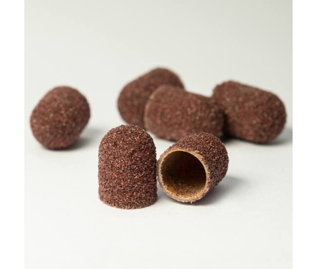 Pedicure Sanding Caps Brown 10pcs #C Grit