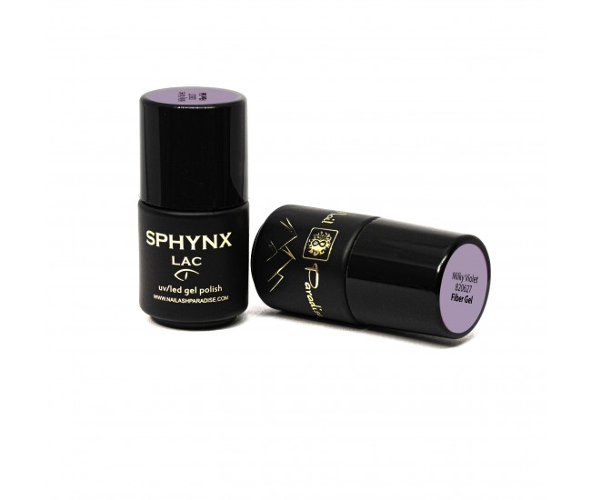 Fiber Gel with Vitamin E and Calcium - Milky Violet 5ml