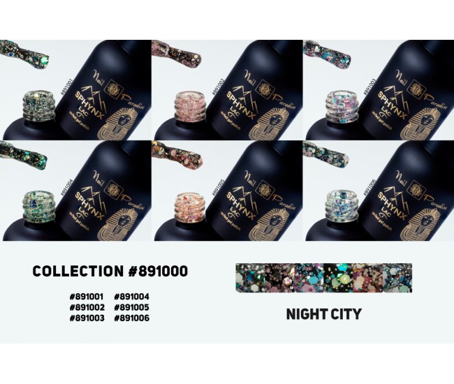 SPHYNX Lac Gel Polish Collection - Night City 60ml SPHYNX Lac Gel Polish Collection - Night City 60ml