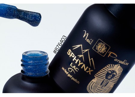 SPHYNX Lac Gel Polish - Disco Lac Diamond Blue10ml