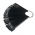Black Nail Tips Color Chart - Oval 50pcs