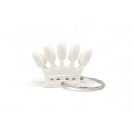 White Crown Nail Display with Ring 50pcs