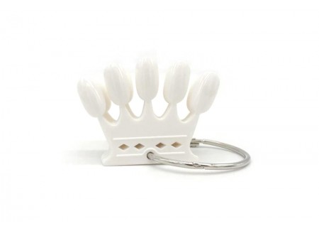 White Crown Nail Display with Ring 50pcs