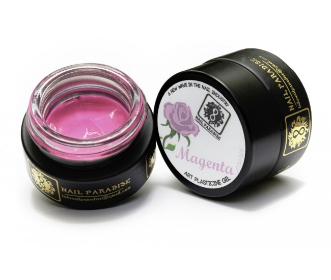 4D Plastecine Gel - Collection #1 - Magenta - Nail & Eyelash Paradise