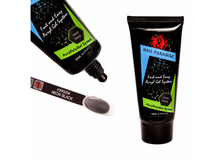 Neon Black Polygel 390014 60ml