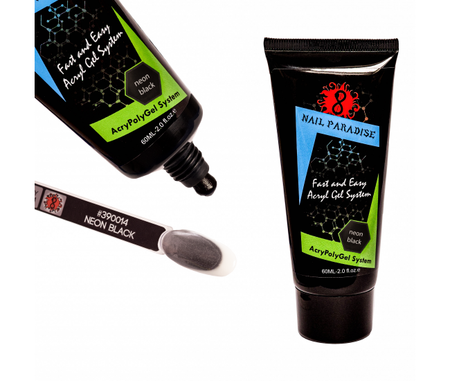 Neon Black Polygel 390014 60ml