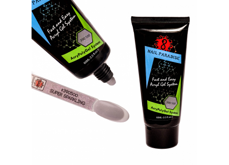 Super Sparkling AcryPolyGel with fine glitter 390500 60ml