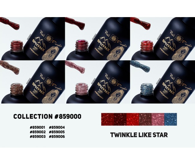 SPHYNX Lac Gel Polish Collection - Twinkle Like Star 60ml Gel Polish Collection - Twinkle Like Star 60ml