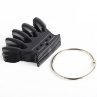 Black Crown Nail Display with Ring 50pcs