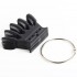 Black Crown Nail Display with Ring 50pcs