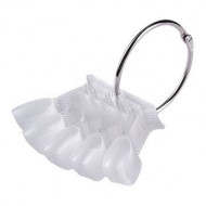 Clear Crown Nail Display with Ring 50pcs