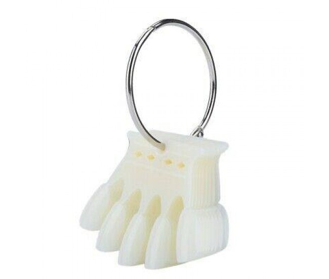 Natural crown nail display with ring 50pcs.