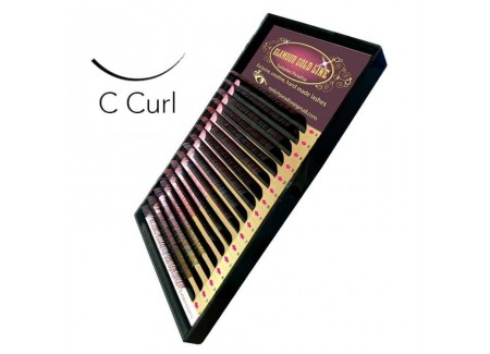 2tone C-curl 0,10/11mm Purple & Green