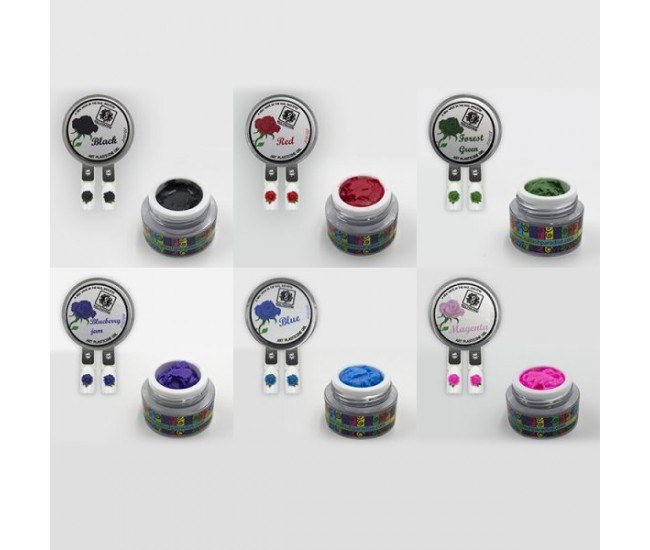 4D Plastecine Gel - Collection #1 - Nail & Eyelash Paradise