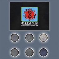 Glitter Collection - Silver Rain
