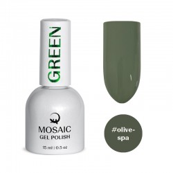 Green gel polish